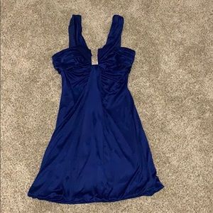Royal blue mini formal dress